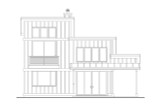 Contemporary House Plan - Shady Glen 31-390 - Right Exterior 