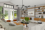 Ranch House Plan - Sharps Creek 31-391 - Great Room 