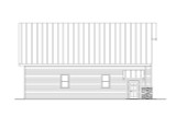 Traditional House Plan - Garage 20-579 - Left Exterior 