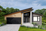 Contemporary House Plan - Austell 31-395 - Front Exterior 