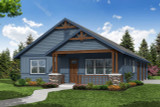 Craftsman House Plan - Garage 20-574 - Front Exterior 