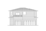 Contemporary House Plan - Millworth 31-396 - Rear Exterior 