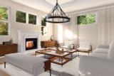 Secondary Image - Contemporary House Plan - Millworth 31-396 - Great Room 