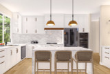 Contemporary House Plan - Millworth 31-396 - Kitchen 