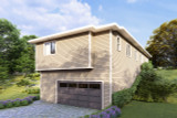Traditional House Plan - Groveland 2 31-398 - Rear Exterior 