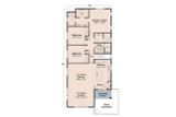 Traditional House Plan - Groveland 2 31-398 - 1st Floor Plan 