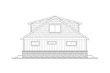 Cottage House Plan - Nottaway 2 31-419 - Rear Exterior 