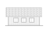 Ranch House Plan - Garage 20-623 - Right Exterior 