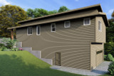 Modern House Plan - Groveland 4 31-400 - Right Exterior 