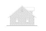 Shingle-Style House Plan - Garage 20-097 - Left Exterior 