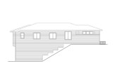 Prairie House Plan - Groveland 5 31-409 - Left Exterior 