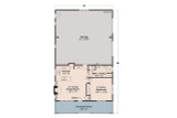 Craftsman House Plan - Garage w/ Living 20-491 - 1st Floor Plan 