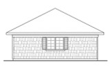 Shingle-Style House Plan - Garage 20-246 - Left Exterior 