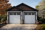 Farmhouse House Plan - Garage 20-336 - Front Exterior 