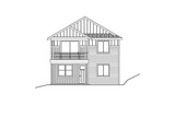 Cottage House Plan - Pinecrest 31-437 - Rear Exterior 
