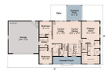 Farmhouse House Plan - Clover Cottage 31-457 - 1st Floor Plan 