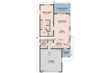 Cottage House Plan - Willow Bend 60-080 - 1st Floor Plan 