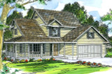 Country House Plan - Prescott 10-260 - Exterior 