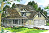 Country House Plan - Prescott 10-260 - Front Exterior 