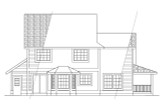 Country House Plan - Prescott 10-260 - Rear Exterior 