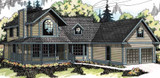 Country House Plan - Freemont 10-006 - Front Exterior 