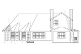 Country House Plan - Freemont 10-006 - Rear Exterior 