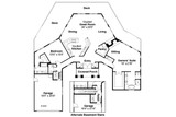 Contemporary House Plan - McKinley 10-181 - 1st Floor Plan 