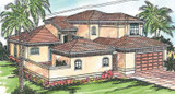 Mediterranean House Plan - Coronado 11-029 - Front Exterior 