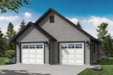 A-Frame House Plan - Gerard 30-288 - Front Exterior 