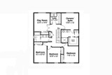 Secondary Image - Saltbox House Plan - Hanover 30-968 - 2nd Floor Plan 