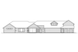 Craftsman House Plan - Hickory Creek 30-848 - Rear Exterior 