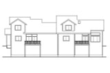 Country House Plan - Carmichael 60-014 - Rear Exterior 