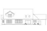 European House Plan - Manchester 10-183 - Rear Exterior 