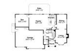 Craftsman House Plan - Masterson 30-455 - 1st Floor Plan 