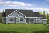 Country House Plan - Lakeridge 31-069 - Front Exterior 