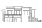 Modern House Plan - Cliffside 31-242 - Left Exterior 