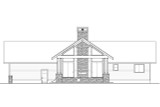 Lodge Style House Plan - Spindrift 31-016 - Rear Exterior 
