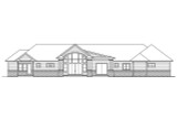 Secondary Image - Ranch House Plan - French Glen 31-130 - Rear Exterior 
