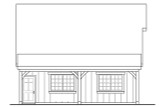 Craftsman House Plan - 20-100 - Left Exterior 