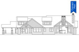 Craftsman House Plan - Elk Cove 31-224 - Rear Exterior 