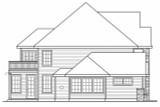 European House Plan - Charlottsville 30-650 - Left Exterior 