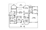 Prairie House Plan - Tahoma 31-123 - 1st Floor Plan 