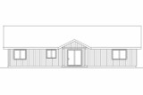 Secondary Image - Country House Plan - Prichard 30-701 - Rear Exterior 