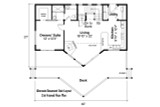 A-Frame House Plan - Chinook 30-011 - Optional Floor Plan 