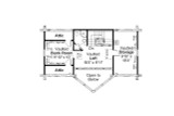 Secondary Image - A-Frame House Plan - Chinook 30-011 - 2nd Floor Plan 