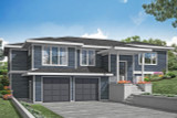 Modern House Plan - Staghorn 31-168 - Front Exterior 