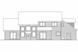 Cottage House Plan - Briarwood 30-690 - Rear Exterior 