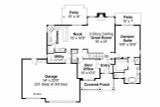 Cottage House Plan - Briarwood 30-690 - 1st Floor Plan 