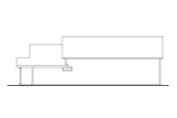 Southwest House Plan - 20-263 - Rear Exterior 