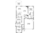 Ranch House Plan - Umpqua 30-825 - 1st Floor Plan 